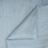 Ice Blue Pure Silk Dupioni Curtain Panels