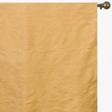 Light Gold Pure Silk Dupioni Curtain Panels