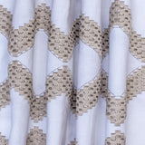 Pearl Beige Cotton Embroidery Fabric by the Metre, Beige Cotton Fabric