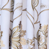 Pearl Beige Cotton Embroidery Fabric by the Metre, Beige Cotton Fabric