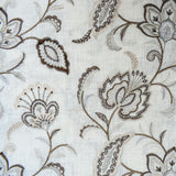 Dark Brown Cotton Embroidery Fabric by the Metre, Beige Cotton Fabric