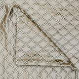 Gold Zari Satin Zari Embroidery Fabric by the Metre, Beige Satin Fabric