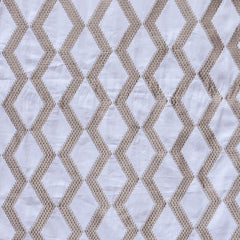 Pearl Beige Cotton Embroidery Fabric by the Metre