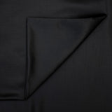 Black Heavy Satin Fabric by the Metre, Black Satin Fabric