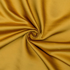 Dark Gold Heavy Satin Fabric by the Metre