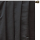 Charcoal Gray Heavy Satin Fabric by the Metre, Gray Satin Fabric