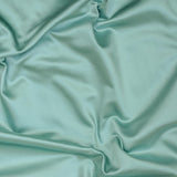 Ice Green Heavy Satin Fabric by the Metre, Green Satin Fabric