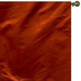 Rust Heavy Satin Fabric by the Metre, Orange Satin Fabric