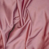 Dusty Pink Heavy Satin Fabric by the Metre, Pink Satin Fabric