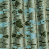 Green Jacquard Velvet Fabric by the Metre, Green Velvet Fabric