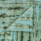 Green Jacquard Velvet Fabric by the Metre