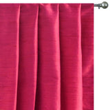 Cerise Pink Silk Dupioni Fabric by the Metre, Pink Silk Fabric