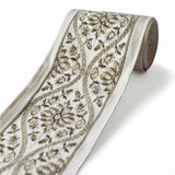 Floral Bloom Embroidered Designer Trim