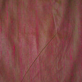 Fuchsia Green Silk Dupioni Fabric by the Metre, Pink Silk Fabric