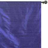 Dark Periwinkle Silk Dupioni Fabric by the Metre, Blue Silk Fabric