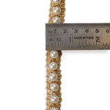 Pearl Crochet Jute Trim by the Metre, 0.5 Inches (12mm) Jute Braided Lace Trim, Lace For Curtains