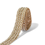 Pearl Crochet Jute Trim by the Metre, 1.50 Inches (40 mm) Jute Braided Lace Trim, Lace For Curtains