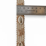 Natural Shell Woven Jute Trim by the Metre, 0.75 Inches (19 mm) Jute Braided Lace Trim, Lace For Curtains