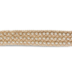 Pearl Crochet Jute Trim by the Metre, 1.50 Inches (40 mm) Jute Braided Lace Trim, Lace For Curtains