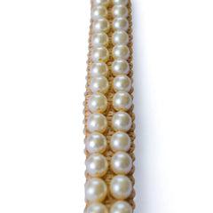 Pearl Crochet Jute Trim, 1 IN (25mm) Jute Braided Lace Trim