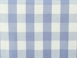 Blue Bell Gingham Check Cotton Fabric By The Metre