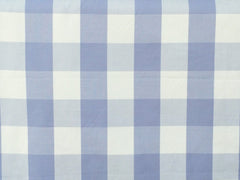 Blue Bell Gingham Check Cotton Fabric By The Metre