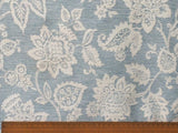 Teal Paradise Linen Fabric By The Metre