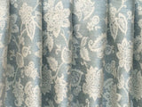Teal Paradise Linen Fabric By The Metre