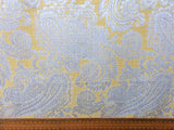 Yellow And Greys Fabric By The Metre
