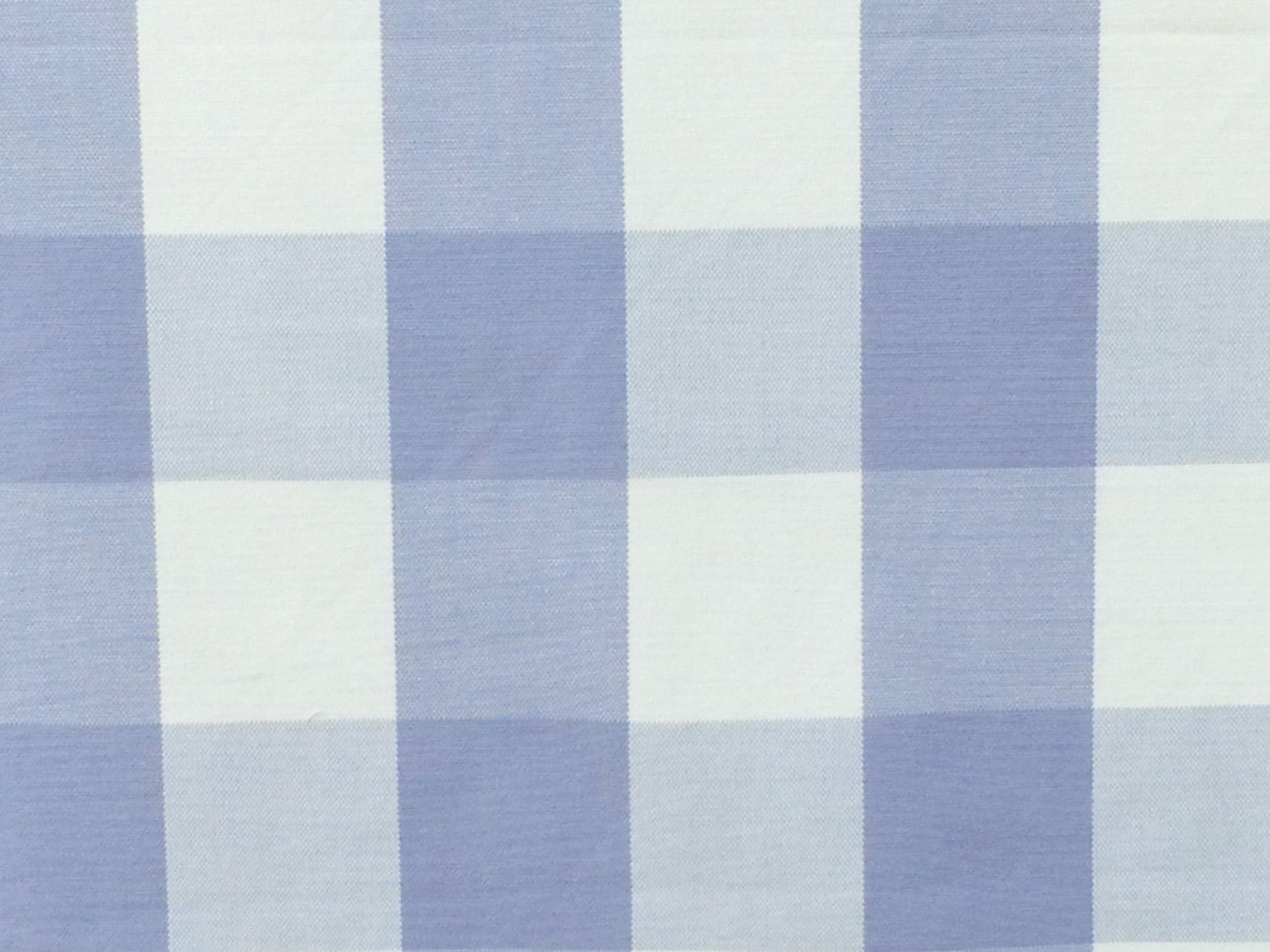 Blue Bell Gingham Check Cotton Fabric By The Metre