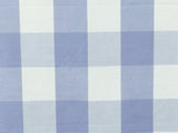 Blue Bell Gingham Check Cotton Fabric By The Metre