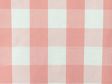 Peach And Ivory Cotton Fabric By The Metre