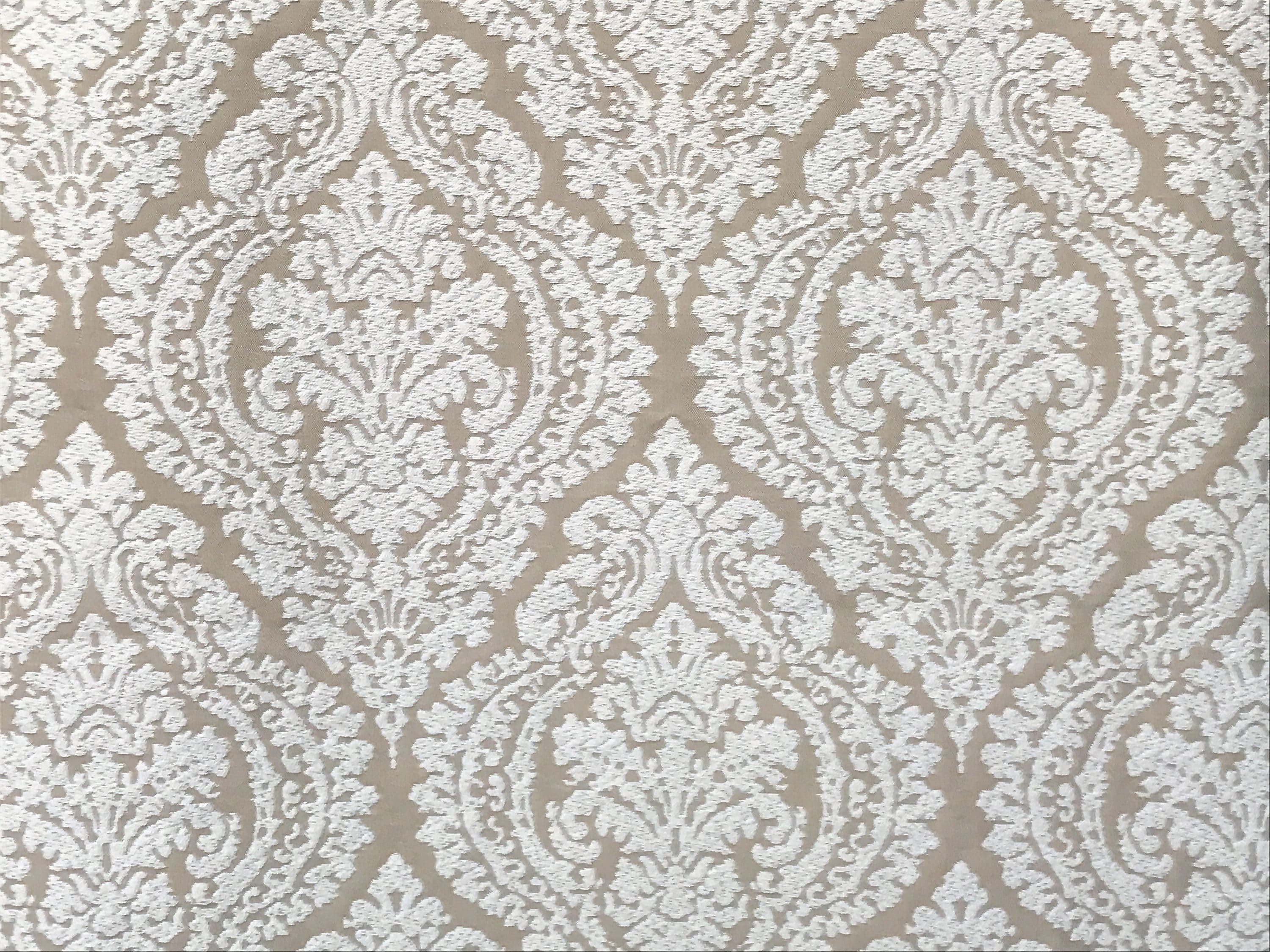Champagne And Ivory Poly Cotton Fabric By The Metre