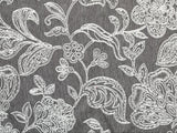 Gray And Ivory Cototn Fabric By The Metre