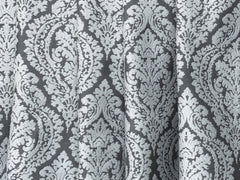 Gray And White Cotton Fabric By The Metre