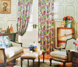 Pink Roses Printed Velvet Fabric By The Metre