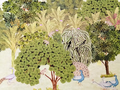 Green Pastures Cotton Fabric By The Metre