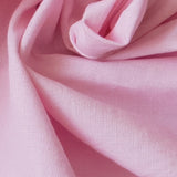 Soft Pink Cotton Linen Fabric by the Metre