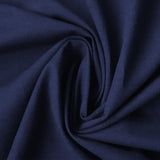 Navy Blue Cotton Linen Fabric by the Metre