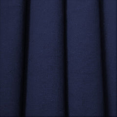 Navy Blue Cotton Linen Fabric by the Metre