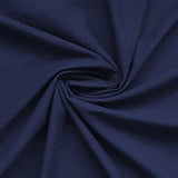 Navy Blue Cotton Linen Fabric by the Metre