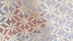 Cream Flowers Sheer Curtain Fabric By The Metre