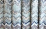 Waves Are Scenic Printed Velvet Fabric By The Metre
