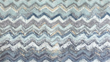 Waves Are Scenic Printed Velvet Fabric By The Metre