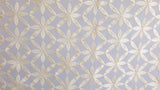 Cream Flowers Sheer Curtain Fabric By The Metre