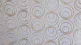 Fawn Circles Sheer Printed Velvet Curtain Panels