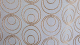 Fawn Circles Sheer Curtain Fabric By The Metre
