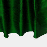 Forest Green Silk Dupioni Curtain Panels