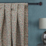Colorful Chevron Jacquard Embroidery Curtain Panels