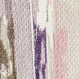 Pink, Purple N Gray Streaks Cotton Embroidery Curtain Panels